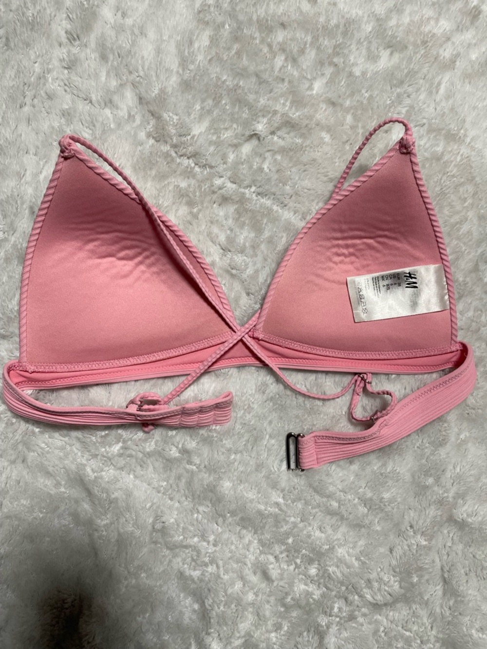 H&M Multi-Way Padded Ribbed Triangle Bikini Top - Picture 5 of 10